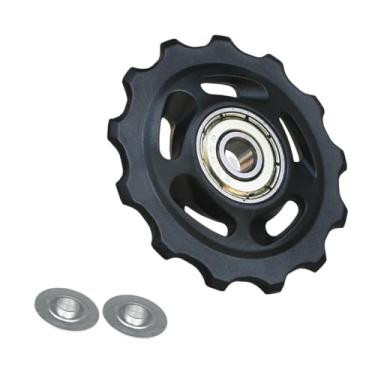 Imagem de YIJU Polia do desviador traseiro, peças sobressalentes da roda jockey, unidade estável confiável, fácil de instalar, roda guia para bicicletas de estrada e , 13T