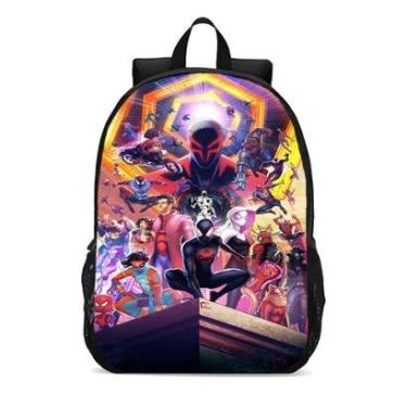 Imagem de MOCHILA ESCOLA INFANTIL JUVENIL ANIME HOMEM ARANHA-Unissex