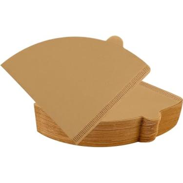 Imagem de Cone Coffee Filters #2, V60 Filter 02, Coffee Filters 2 Cone Paper for Pour Over Coffee Filter, 1-4 Cups (100 Counts, Natural Unbleached)