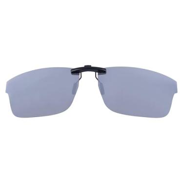 Imagem de Óculos de sol polarizados CLIP-ON para Oakley Crosslink OX8030 55x18, Prata, 55 X 18mm