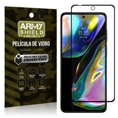 Imagem de Película de Vidro 3D Moto G82 Blindada Full Cover Armyshield