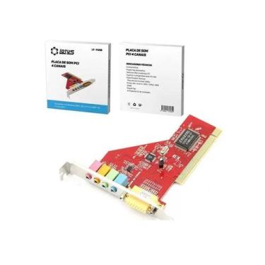 Imagem de Placa De Som Lotus Pci Com 4 Canais Lt-P256