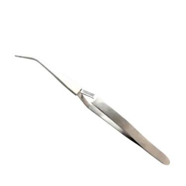 Imagem de 01 Kit C/ 6 Un Pinça Precisão Ferramenta Relojoeiro Joalheiro Aço Inox