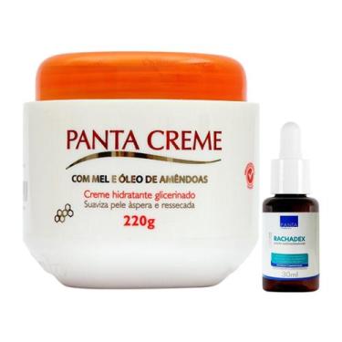 Imagem de Hidratação Corporal Profunda Panta Creme + Loção Rachadex Combate Pés 