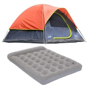 Imagem de Kit Barraca Tulum 4 Pessoas + Colchão Casal Coleman, Único