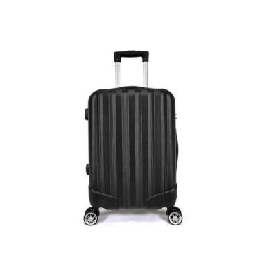 Imagem de Mala de Bordo ABS 4 Rodas Adventure Fortt Preto - MAB01-PT