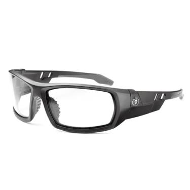Imagem de (Standard, Clear Lens, Matte Black) - Ergodyne Corporation 50400 Skullerz Odin Safety Glasses, Matte Black Frame/clear Lens, Nylon/polycarb