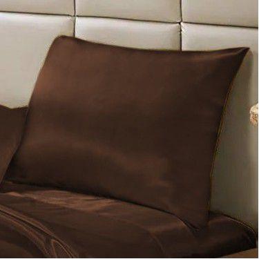 Imagem de 1 Fronha Simples de Seda Charmousse 90cmx50cm - Dryka Enxovais, TABACO
