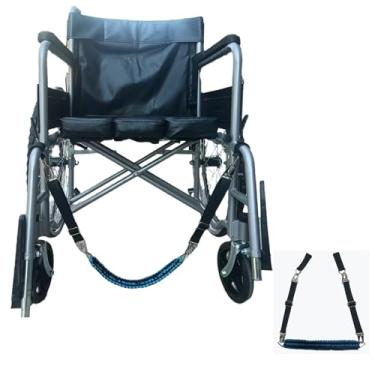 Imagem de Correias de acessórios de andador de roda para cadeira de rodas, alça de substituição de apoio para os pés, alça de descanso de pé ajustável, deficientes, pacientes feridos, mulheres grávidas (1