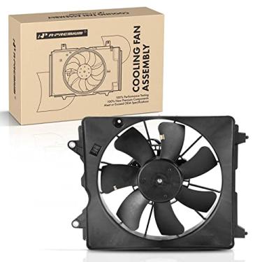 Imagem de A-Premium Conjunto de ventilador de resfriamento do radiador do motor compatível com modelos selecionados Honda - Civic 2006-2011 L4 1.3L - Substituição # 19015RMXA51, 19020RRAA01
