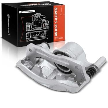 Imagem de A-Premium Conjunto de pinça de freio a disco com suporte compatível com Hyundai Accent 2000-2005, Excel 1990-1994, Scoupe 1991/1993-1995 e Mitsubishi Precis 1990-1994 - Frente direita do lado do