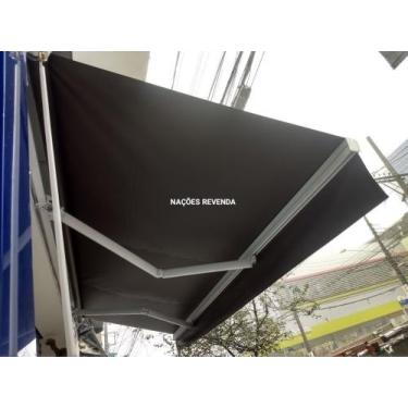 Imagem de Toldo Modelo Articulado Medidas 3m x 2m - Nações Revenda, Marrom café