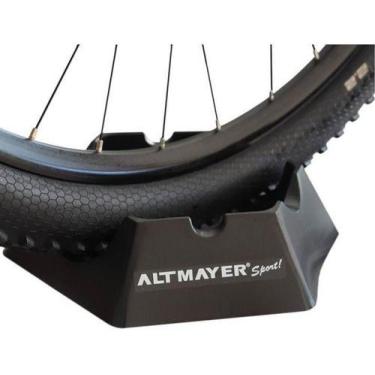 Imagem de Base Niveladora Apoio Roda Dianteira Bicicleta Rolo Treino - Altmayer