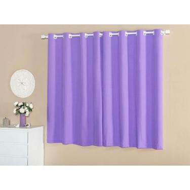 Imagem de Cortina Roma 4,40x2,50m com ilhós em Tecido Oxford - Rulidry,  Lilás