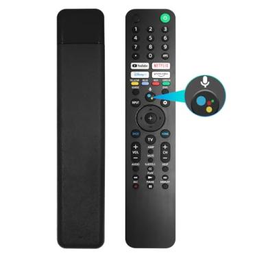 Imagem de Controle remoto de voz RMF-TX520U para controle remoto de TV Sony Bravia com função de pesquisa por voz, compatível com Sony 2019 a 2023 XR/XBR/KD Series 4K/8K LED OLED Google/Android Smart TV, preto