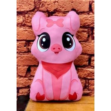 Imagem de Almofada Decorativa Personalizada Fazendinha Porquinha Mundo Encantado