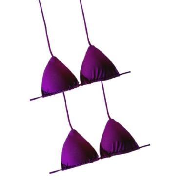 Imagem de Kit com 2 Biquíni cortininha avulso com bojo top Parte de cima do biqu