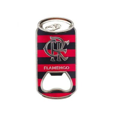 Imagem de Ímã Abridor Garrafas Forma Lata 8.5x4cm Flamengo - mileno