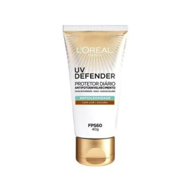 Imagem de Protetor Solar Facial Loreal Paris FPS 60 Escura - UV Defender Antiole