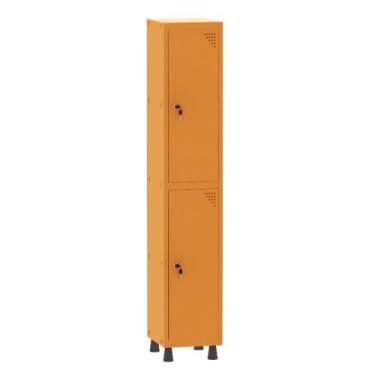 Imagem de Armário Guarda Volume Locker Roupeiro 1 Vão 2 Portas Aço GRF501/2 Lara