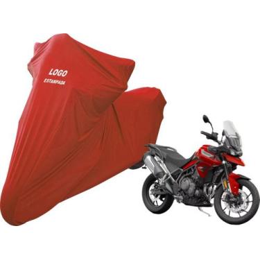 Imagem de Capa Para Proteger Moto Triumph Tiger 800 - Mz, Vermelha