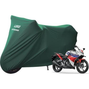 Imagem de Capa De Tecido Para Cobrir Moto Honda CBR 250R Sob Medidas - Mz, Verde