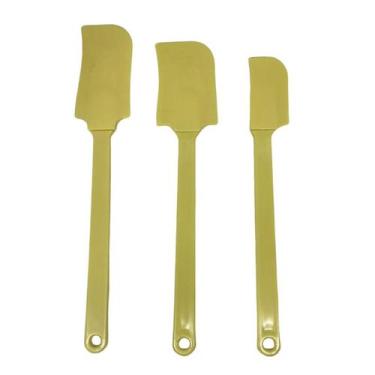 Imagem de Kit 3 Espatula para Mexer Doces Cremes Molhos Geléias - Maxximo