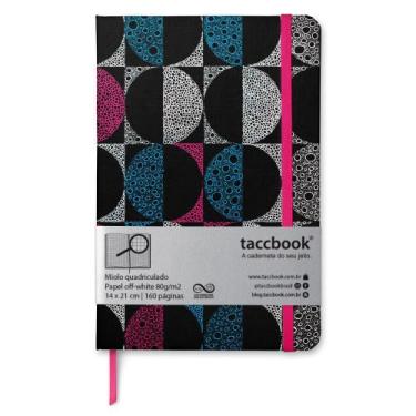 Imagem de Caderno Quadriculado taccbook Optical Rosa 14x21 Ríg.