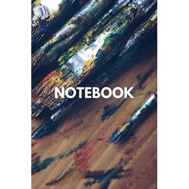 Imagem de Oil Painting Notebook: oil painting techniques Lined Notebook Journal - Oil Paint - 110 Pages 6" x 9": oil painting Notebook: drying oil paint, driers, thinners. artists Journal 110 Pages 6" x 9"