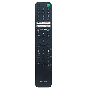 Imagem de Allimity Controle remoto de voz de substituição RMF-TX520P compatível com Sony Bravia LED TV KD-43X80J KD-50X80J KD-55X80J KD-55X85J KD-65X80J KD-65X85J KD-75X85J XR-55A80J XR-55X90J XR-65X90J A80J