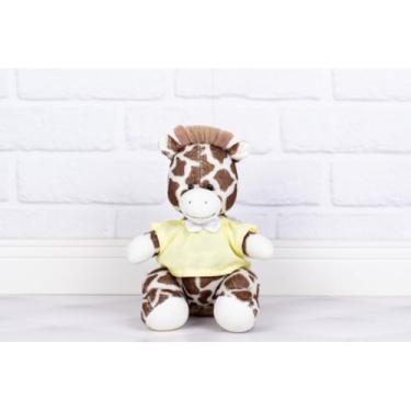 Imagem de PELUCIA SAFARI GIRAFA PROVENCE 15 CM - PARA DECORAÇÃO (Camiseta e gravata amarelo liso)
