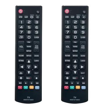 Imagem de (Pacote com 2) AKB73715682 Controle Remoto Substituto para LG LCD LED TV 42PN4500 43LH5000 47LN5200 47LN5400 50LN5100 50PN5300 55LN5100 55LN5500 60 0LN54 00 60PN6550 32LN536B 39LN5300 39LN541C