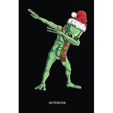 Imagem de Alien Notebook: Dabbing Alien Santa Christmas Kids Boys Men Ufo Lovers Xmas | Alien Journal, Lined Journal Ufo, Ufo Journal, Lined Journal Alien, Size 6 X 9", 120 Pages.