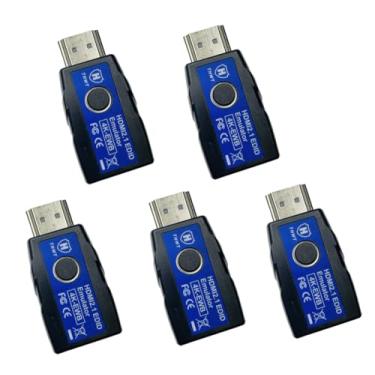 Imagem de THWT Emulador HDMI 2.1 4K EDID (modelo: 4K-EWB-5P), suporta cópia e emulação SCDC e EDID, transmissão HDCP, EDIDs pré-definidos são 4K@60Hz 4:4:4 e 4K @120Hz 4:2:0 com áudio 2.1 CH - pacote com 5