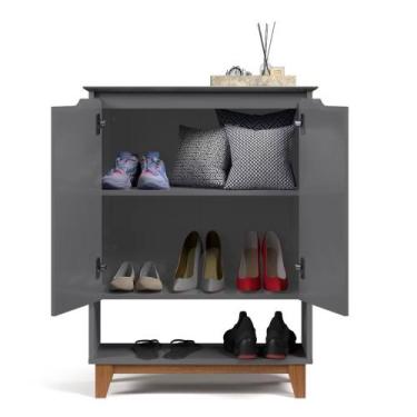 Imagem de Sapateira Vertical Porta Sapatos e Aparador Hall de Entrada ou quarto 