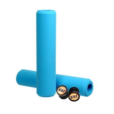 Imagem de ESI Grips Pegas robustas de silicone para MTB - Melhor conforto e controle para ciclistas de montanha e ciclistas de e-bike, punhos duráveis para um passeio suave (Aqua)