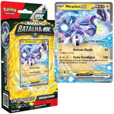 Imagem de Deck Batalha Pokémon Miraidon Ex Ou Victini Ex Pronto Jogar - Copag