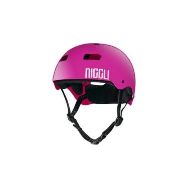 Imagem de Capacete rosa pro brilho niggli, PP