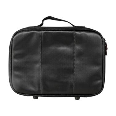 Imagem de harayaa Bolsa de tesoura barbeiro bolsa de pente de pente transportando bolsa presente portátil estilista organizador de cabeleireiro de cabeleireiro de, 35cmx25cmx7.5cm