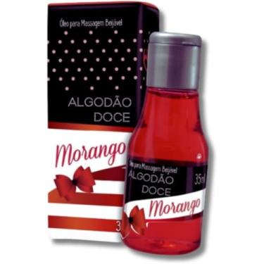 Imagem de �leo de Massagem Sensual Er�tica Gel Beij�vel Algod�o Doce 35g - La Pimienta - Sex Shop (�nico, Morango)