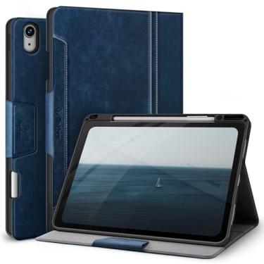 Imagem de Antbox Capa para iPad Air de 13 polegadas M2 (2024), suporte de lápis integrado, suporta totalmente Pencil Pro e Pencil (USB-C), função hibernar/despertar automática couro PU iPad Air 13 polegadas