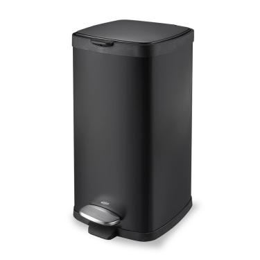 Imagem de Lixeira Brinox Com Balde e Pedal Frame 20 L - Preta