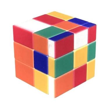 Imagem de Cubo Mágico Colorido 3x3x3, Quebra-cabeça Rápido Profissional, Brinque