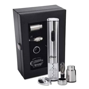 Imagem de Kit De Abridor De Vinho Elétrico Oster Prata