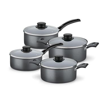 Imagem de Jogo De Panelas Turim 4 Peças Alumínio Antiaderente Ptc Chumbo - Tramontina