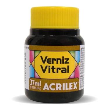 Imagem de Verniz Vitral Colorido 37ml Perfeito para Copos Garrafas Vaso Outras Perfeito para Copos Garrafas Vasos e Outras Ele Transforma Suas Peças Em Verdadeiras Obras De Arte, Simulando O Efeito Encantador Dos Vitrais (Siena Natural - 539)