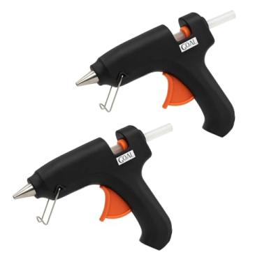 Imagem de Kit Com 2 Pistolas De Cola Quente Grande 40W Bivolt 110/220V Bastão De Cola Grossa 11mm