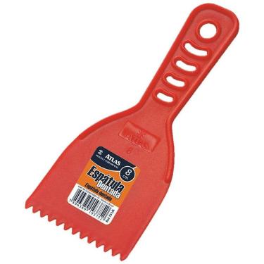 Imagem de Espátula Atlas Plástica Dentada 08cm 151-8 Com 12 Peças - Atlas