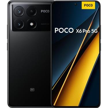 Imagem de Smartphone x6 pro 5g 512gb Memoria 12gb Ram cor black preto - Xeomii