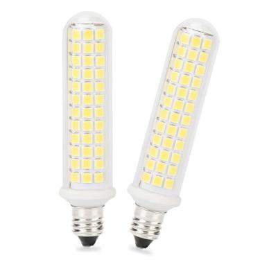 Imagem de HAOGUAIS Lâmpada Mini Candelabro De 9W, Lâmpadas Halógenas Equivalentes A 100W E 120W, Branca 6000K, Milho Para Iluminação Interna... Pacote Com 2